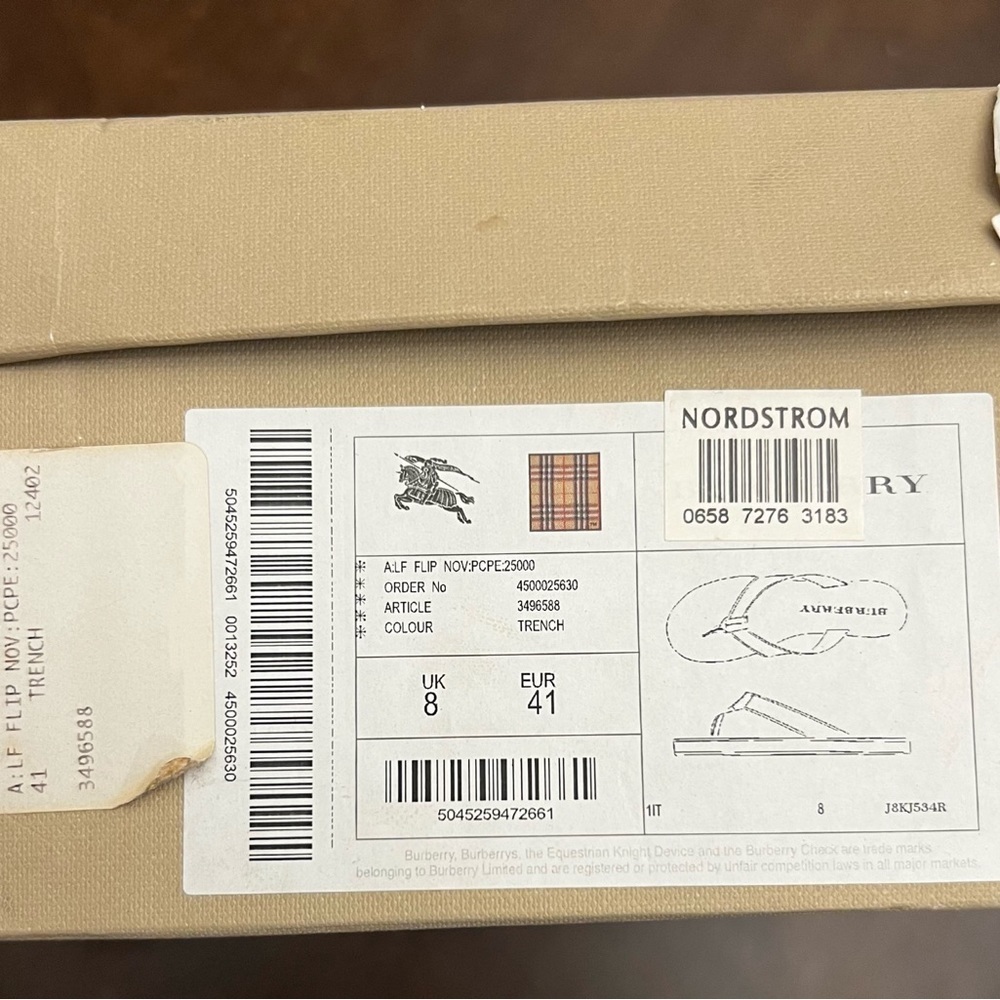 Burberry - slipper size EU41 - Picture 4 of 4